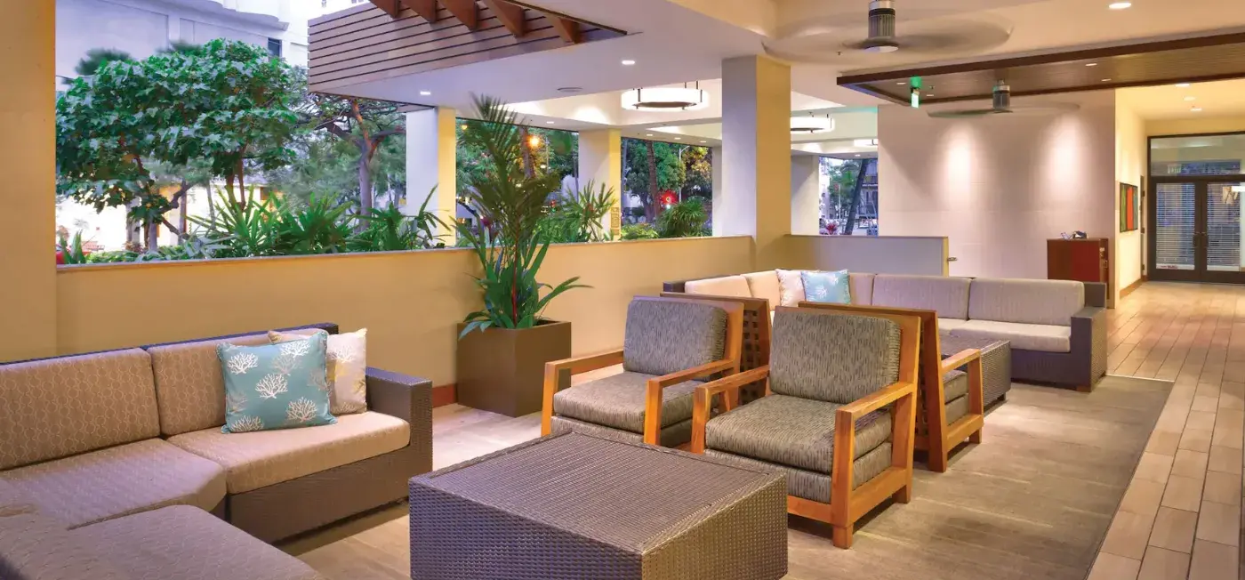 Lobby view of Hyatt Place Waikiki Beach Honolulu, USA